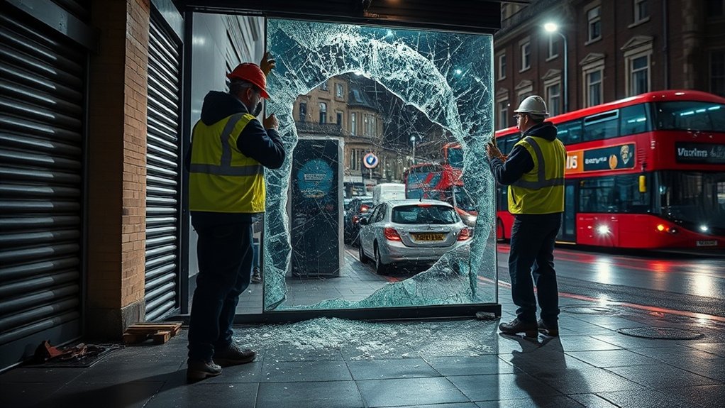Emergency Shop Front Repair West Ealing