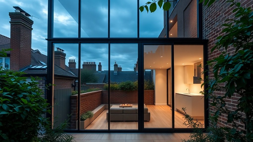 Glass Extension Walls West Ealing