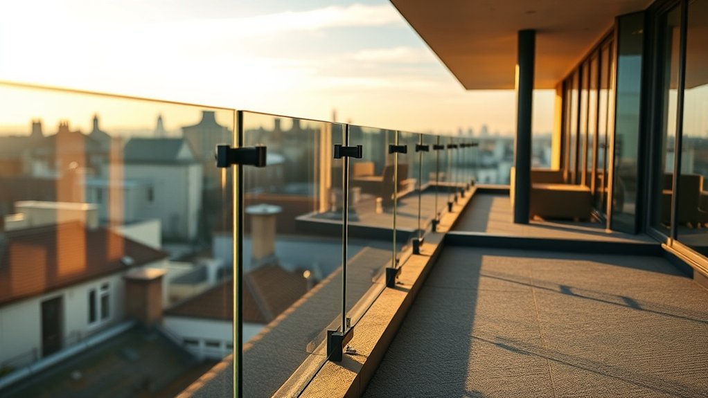 Terrace Glass Balustrades West Ealing